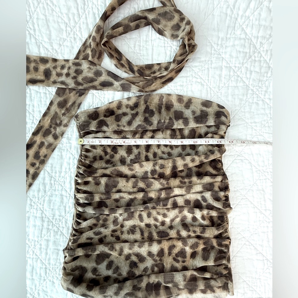 Zara Brown Mesh Strapless Set - Picture 5 of 13